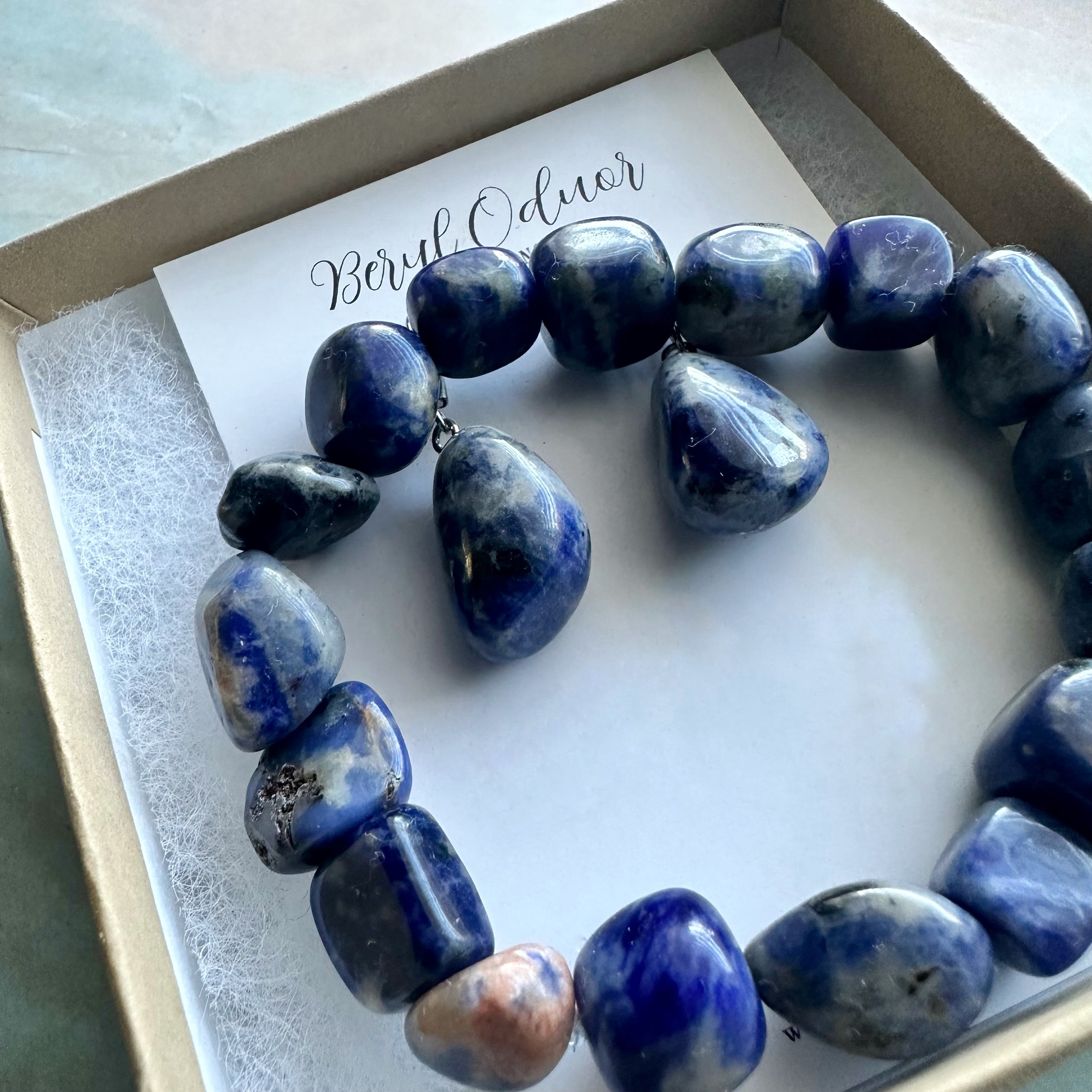Tumbled Sodalite Set